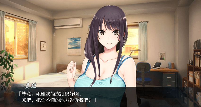 如月真绫的指导 精修汉化中文PC版，有存档加上攻略