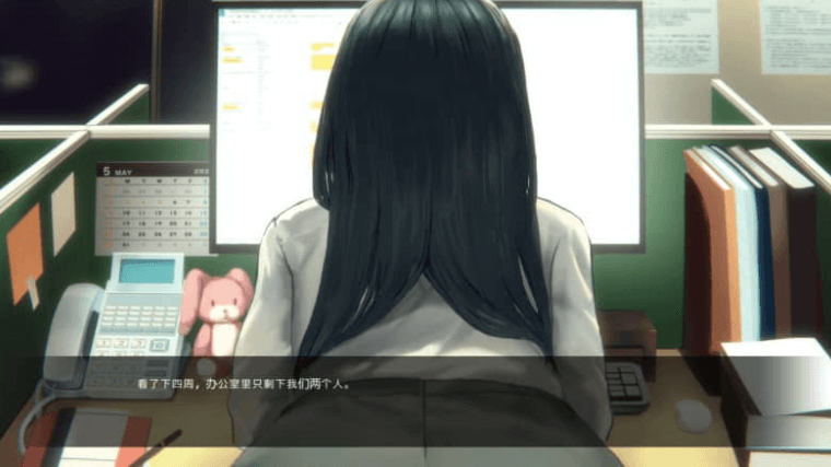 公司女孩不知为何只拿PP对着我 中文版,有DLC