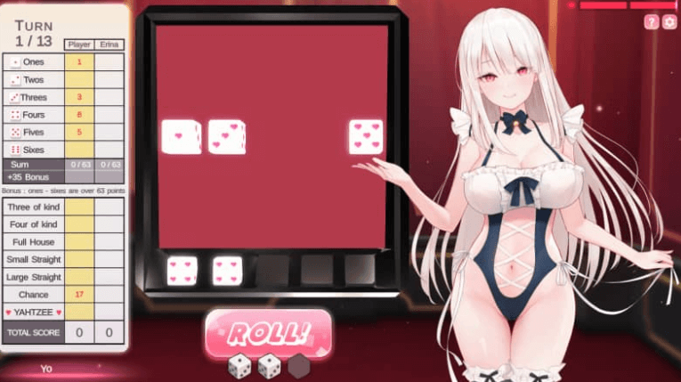 Yahtzee Girl 骰子棋盘女孩 中文版